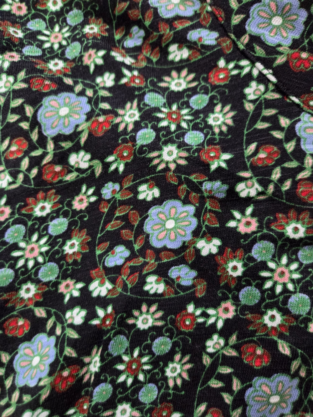 Boden Green Floral Mock-Neck Mini Dress - Size 14L - Picture 10 of 11